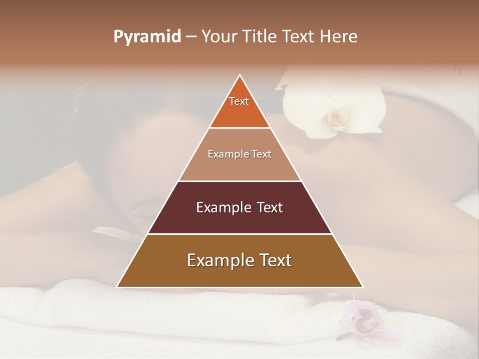 Massage Hot White PowerPoint Template