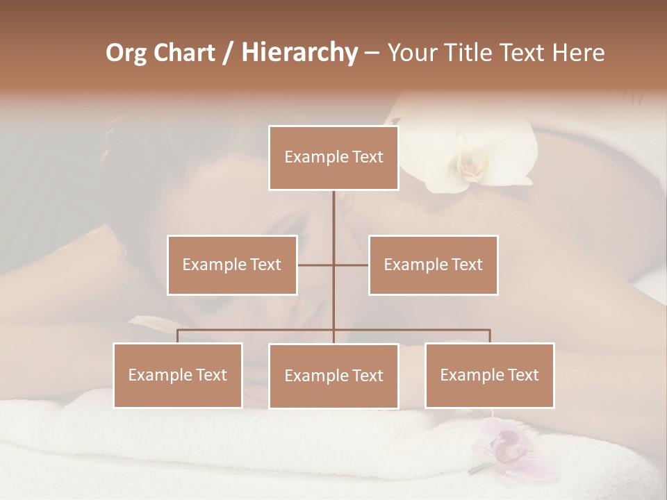 Massage Hot White PowerPoint Template