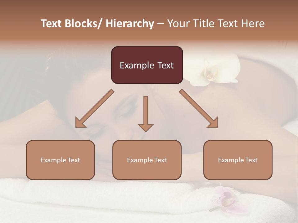 Massage Hot White PowerPoint Template