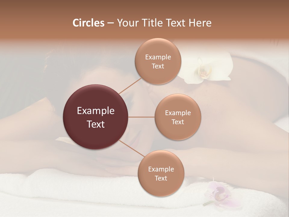 Massage Hot White PowerPoint Template