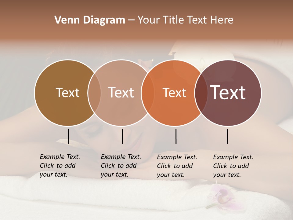 Massage Hot White PowerPoint Template