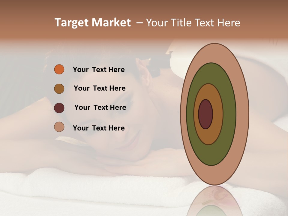 Massage Hot White PowerPoint Template