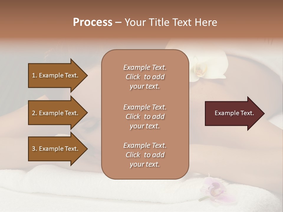 Massage Hot White PowerPoint Template