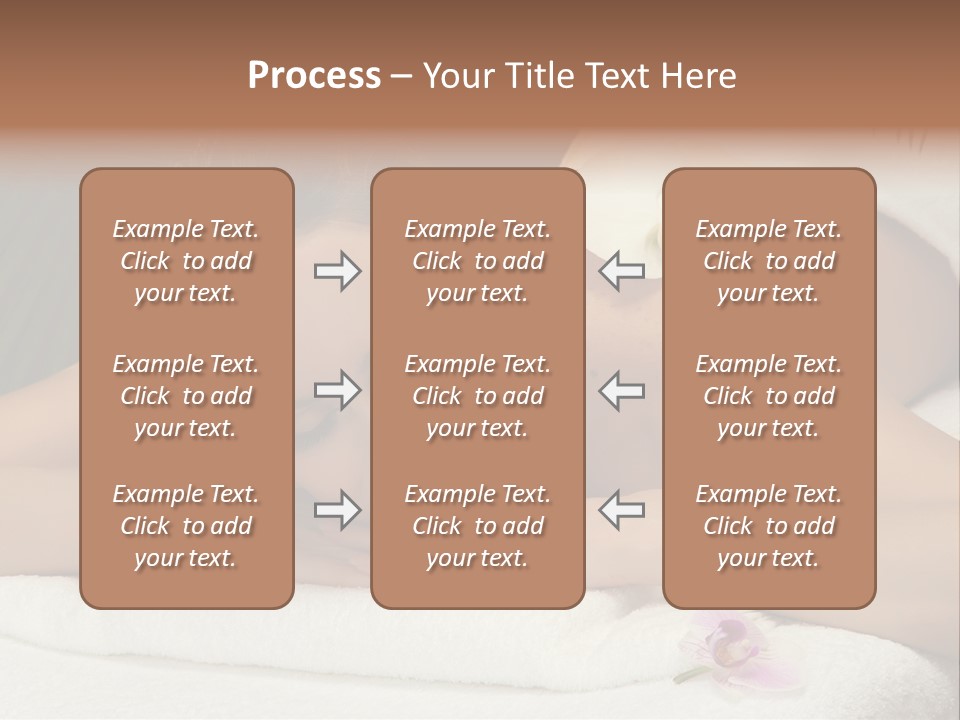 Massage Hot White PowerPoint Template