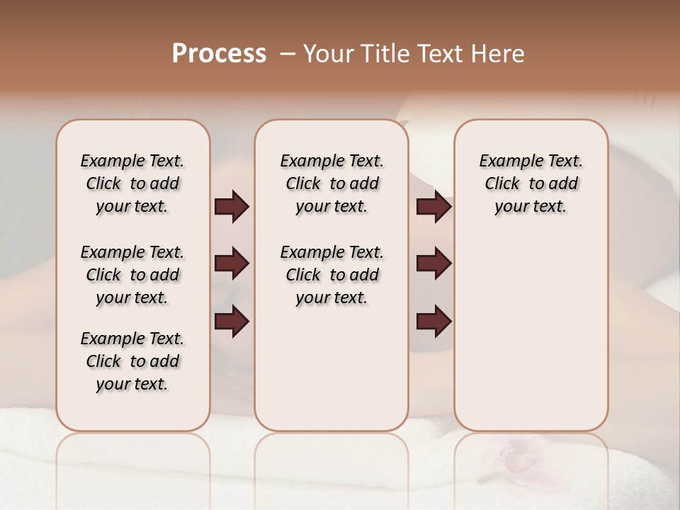 Massage Hot White PowerPoint Template