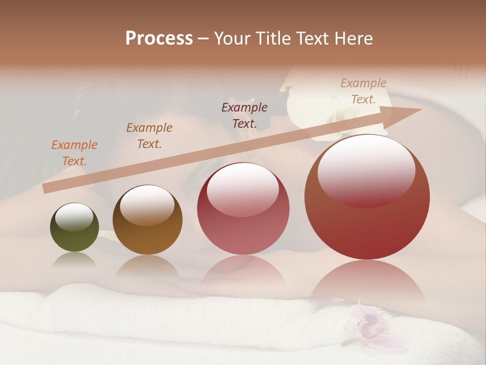Massage Hot White PowerPoint Template