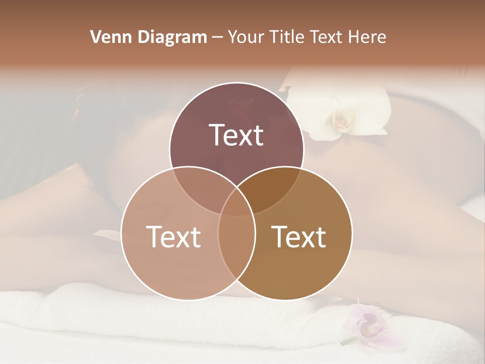 Massage Hot White PowerPoint Template