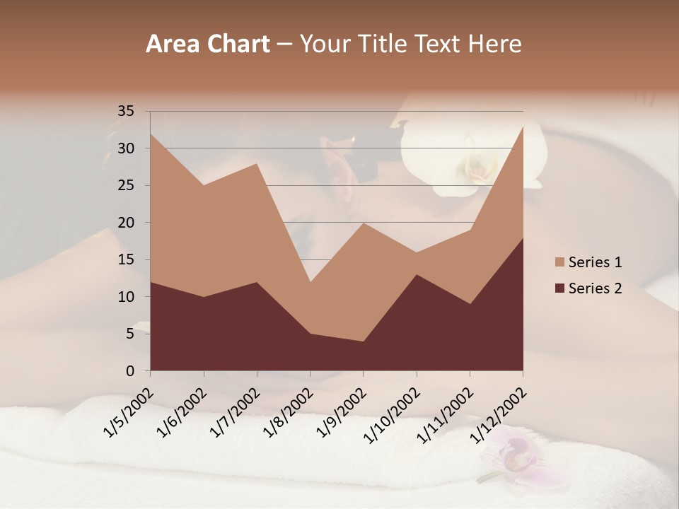 Massage Hot White PowerPoint Template