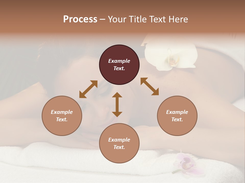 Massage Hot White PowerPoint Template