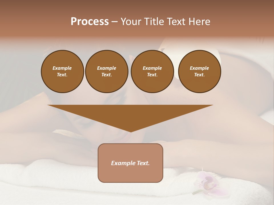Massage Hot White PowerPoint Template