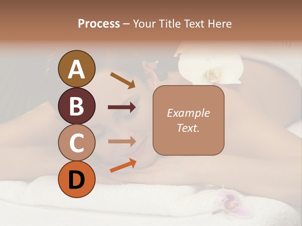 Massage Hot White PowerPoint Template