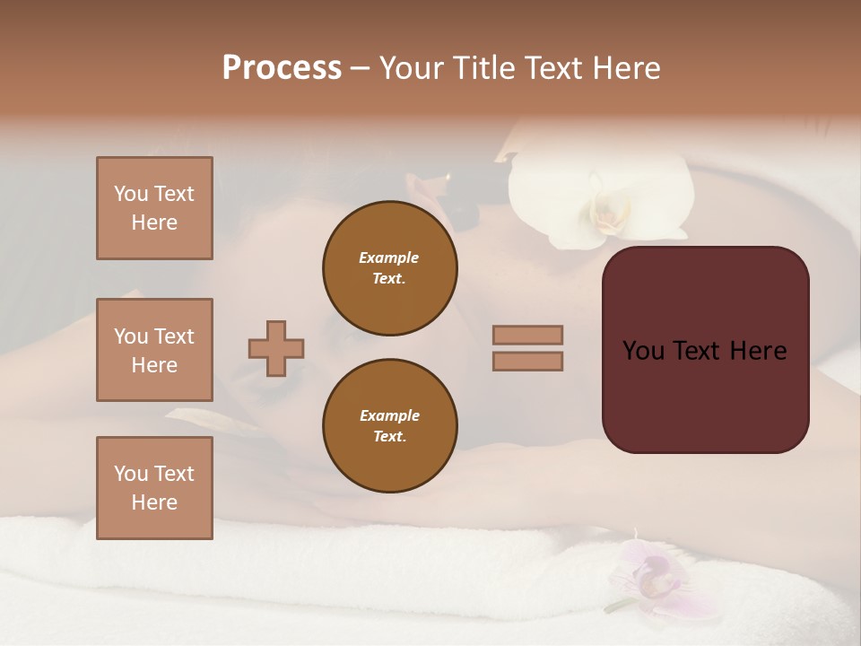 Massage Hot White PowerPoint Template