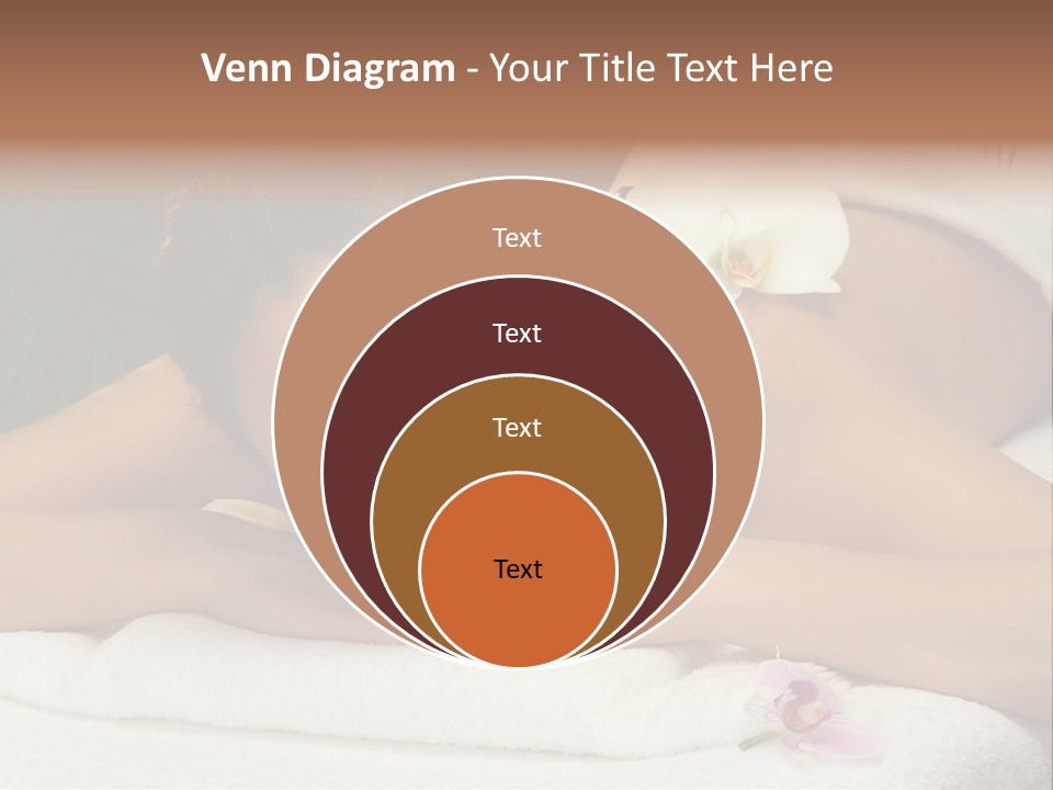 Massage Hot White PowerPoint Template