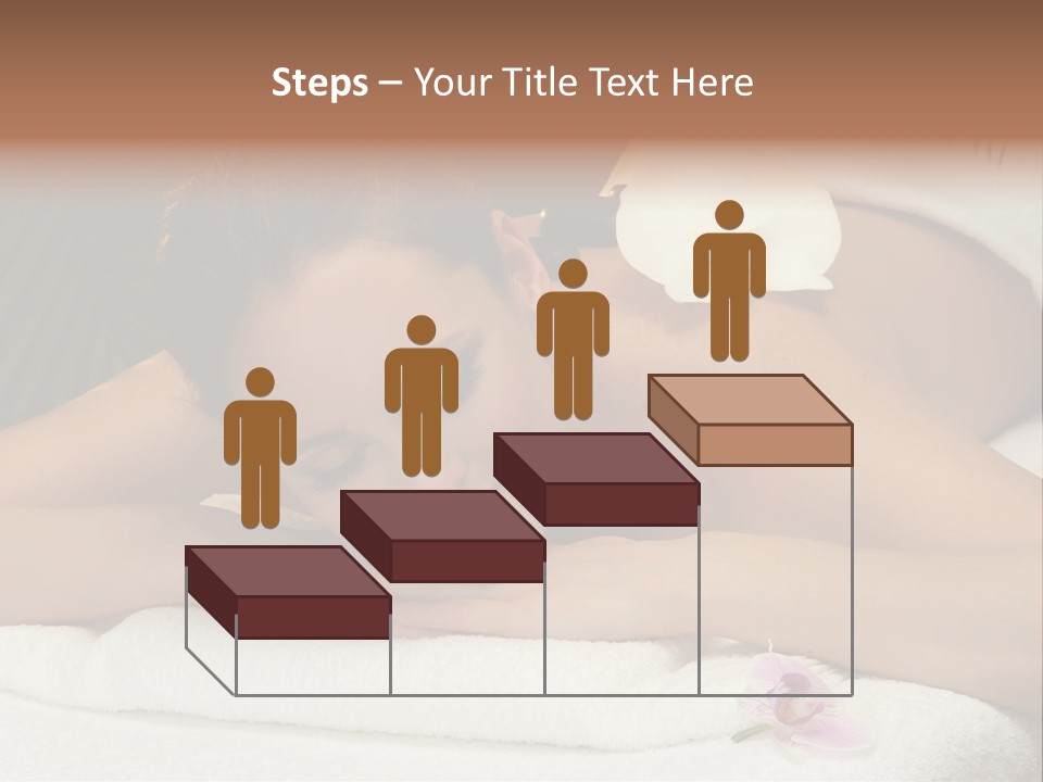 Massage Hot White PowerPoint Template