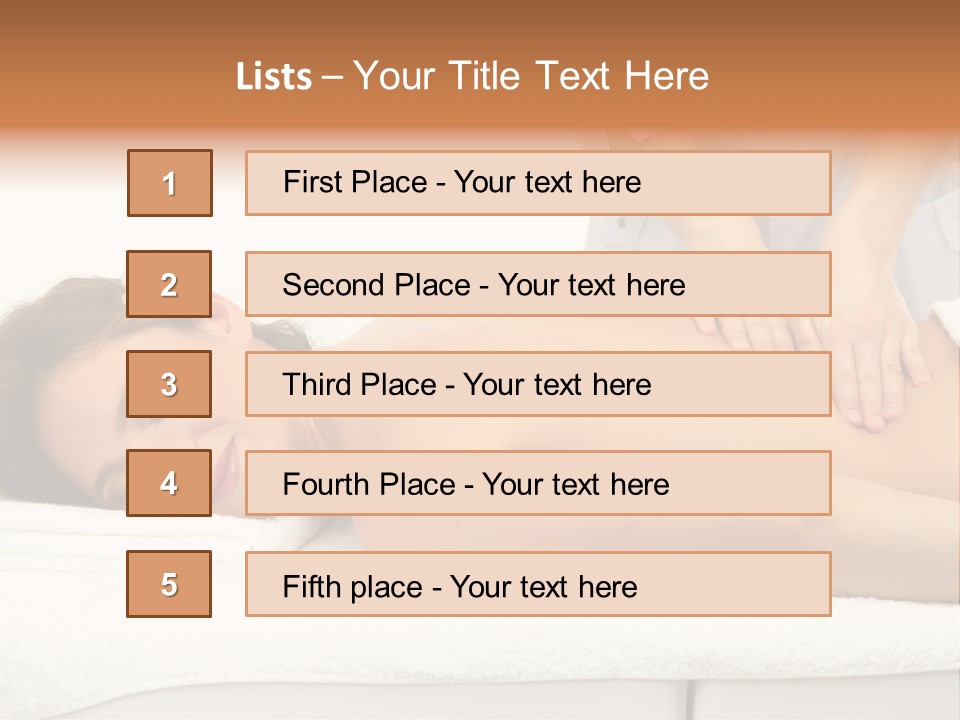 Care Back Attractive PowerPoint Template