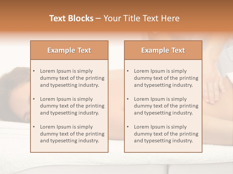 Care Back Attractive PowerPoint Template