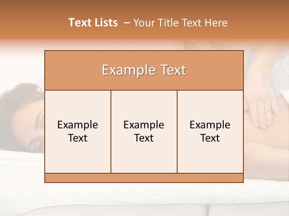 Care Back Attractive PowerPoint Template