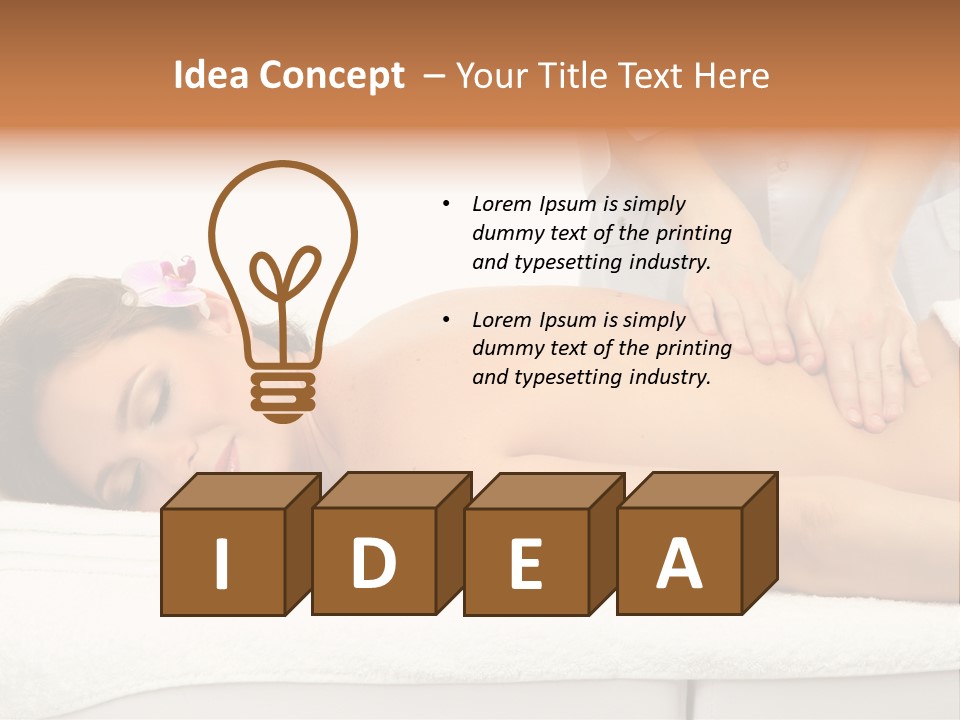 Care Back Attractive PowerPoint Template