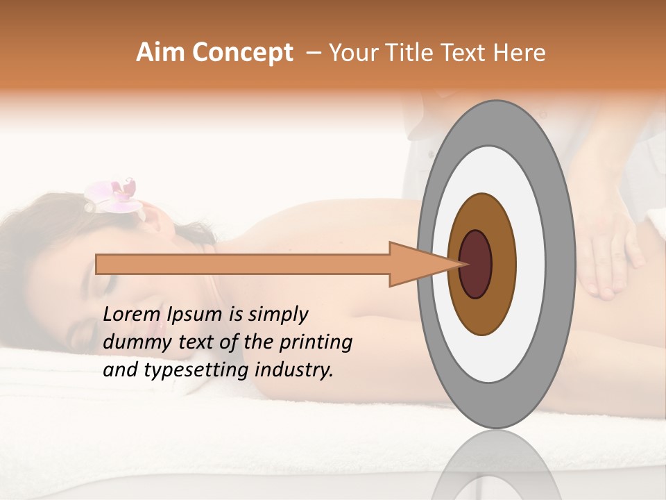 Care Back Attractive PowerPoint Template