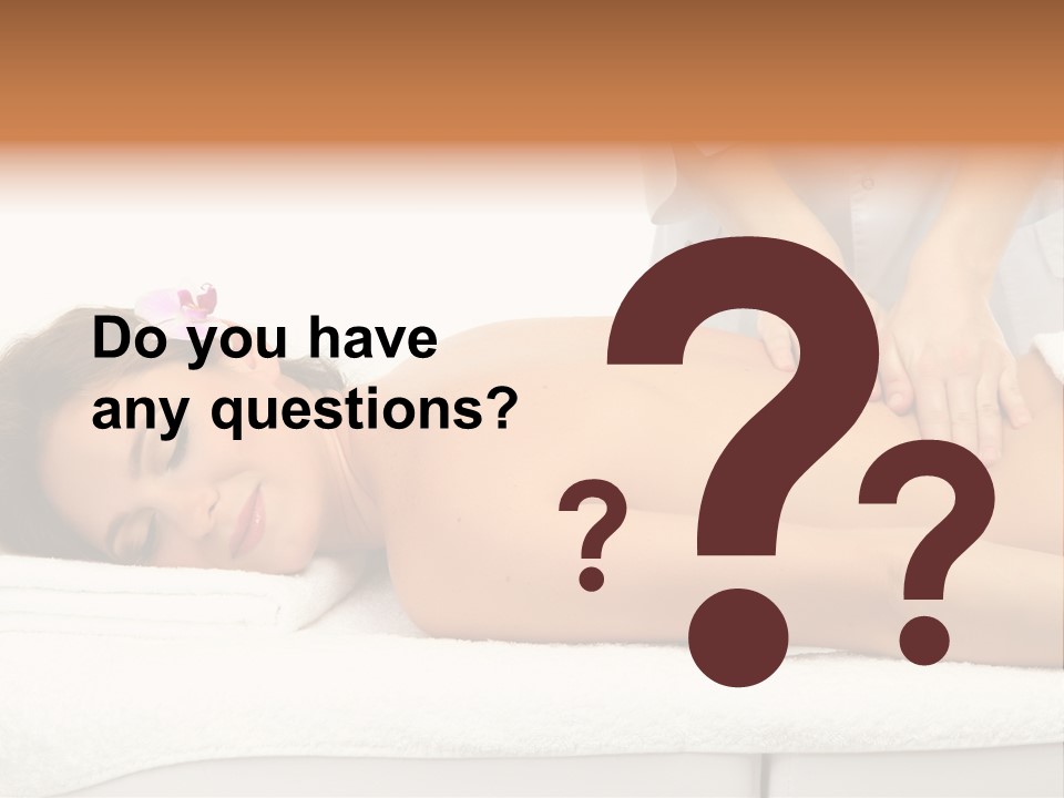 Care Back Attractive PowerPoint Template