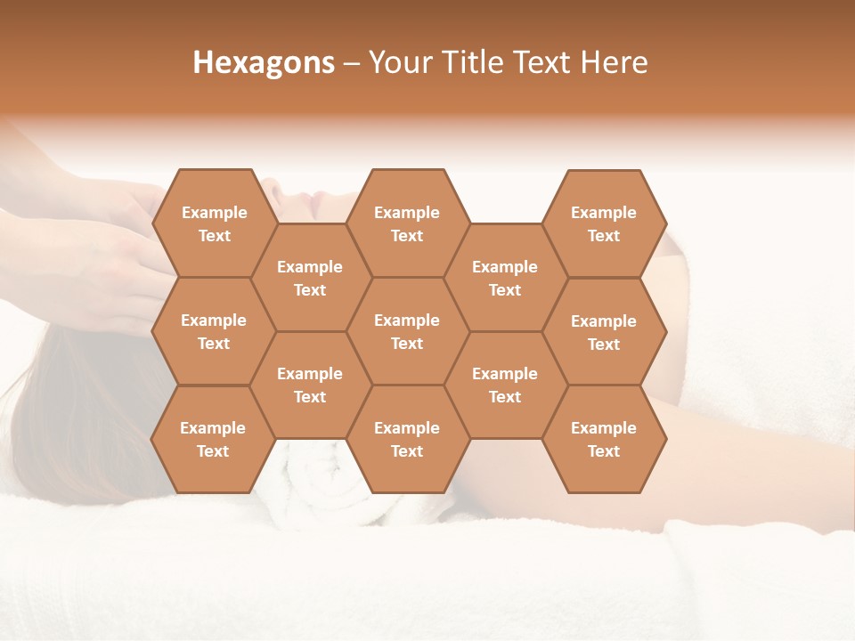 White Portrait Hand PowerPoint Template