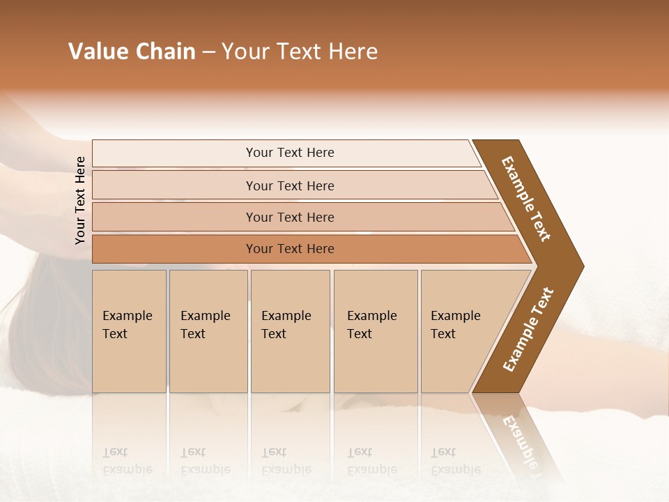 White Portrait Hand PowerPoint Template