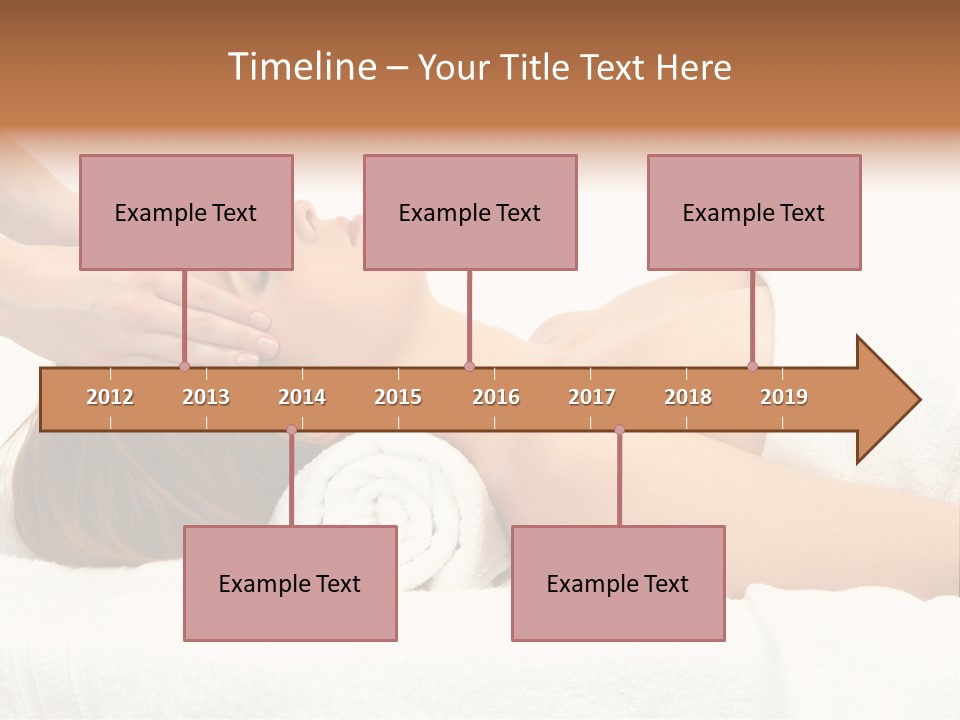 White Portrait Hand PowerPoint Template