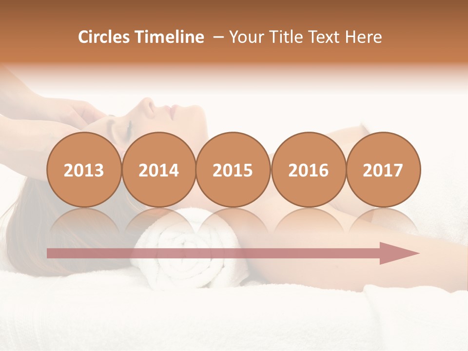 White Portrait Hand PowerPoint Template