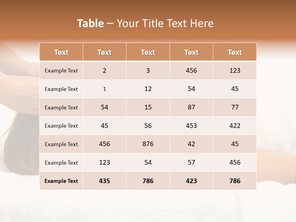 White Portrait Hand PowerPoint Template