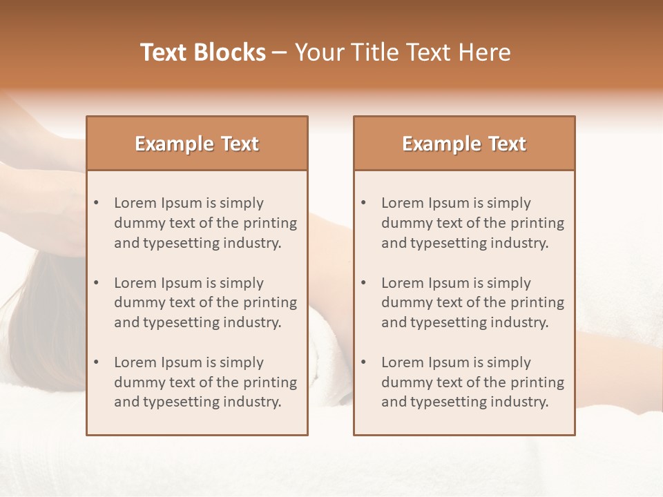 White Portrait Hand PowerPoint Template