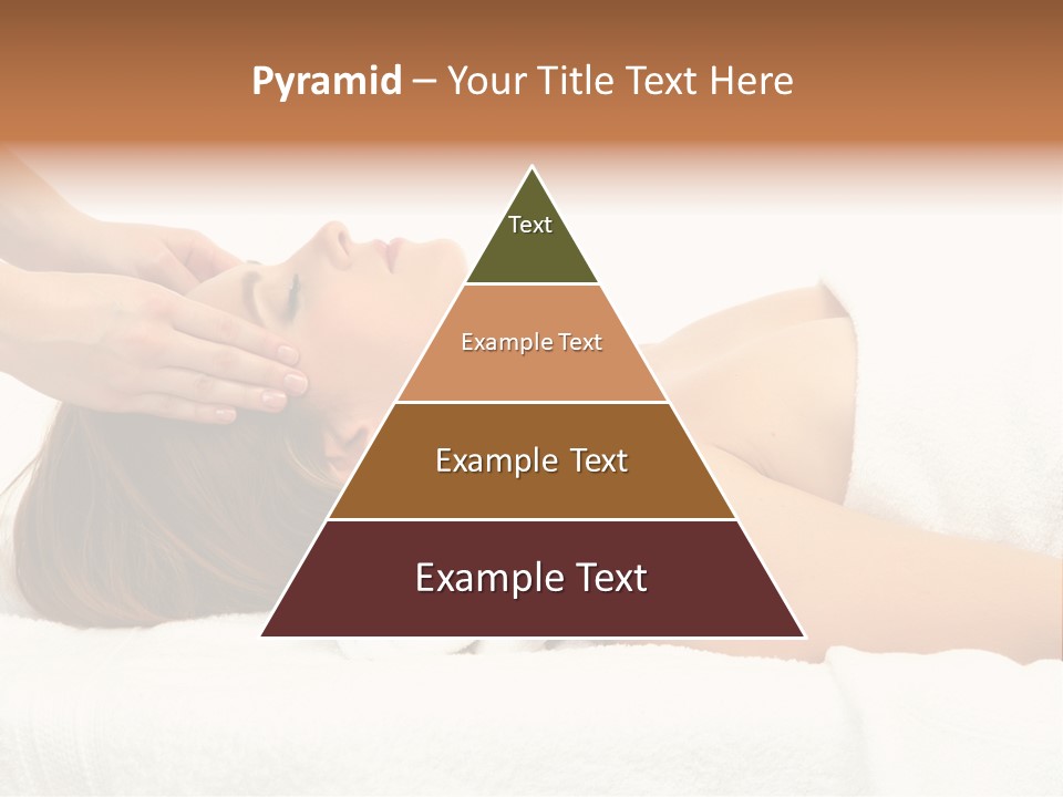 White Portrait Hand PowerPoint Template