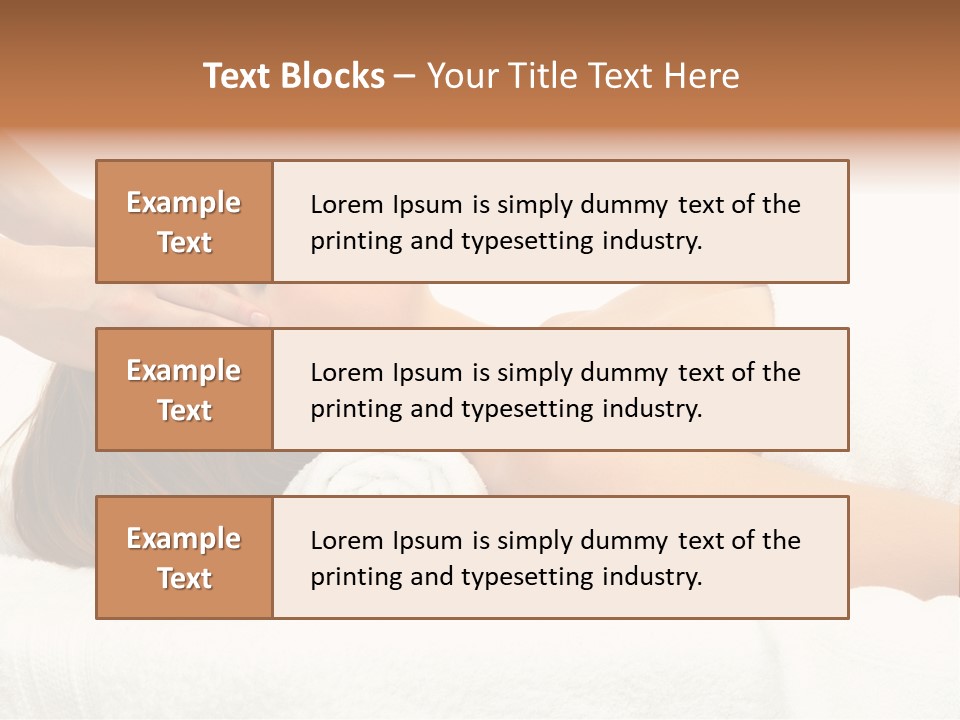 White Portrait Hand PowerPoint Template