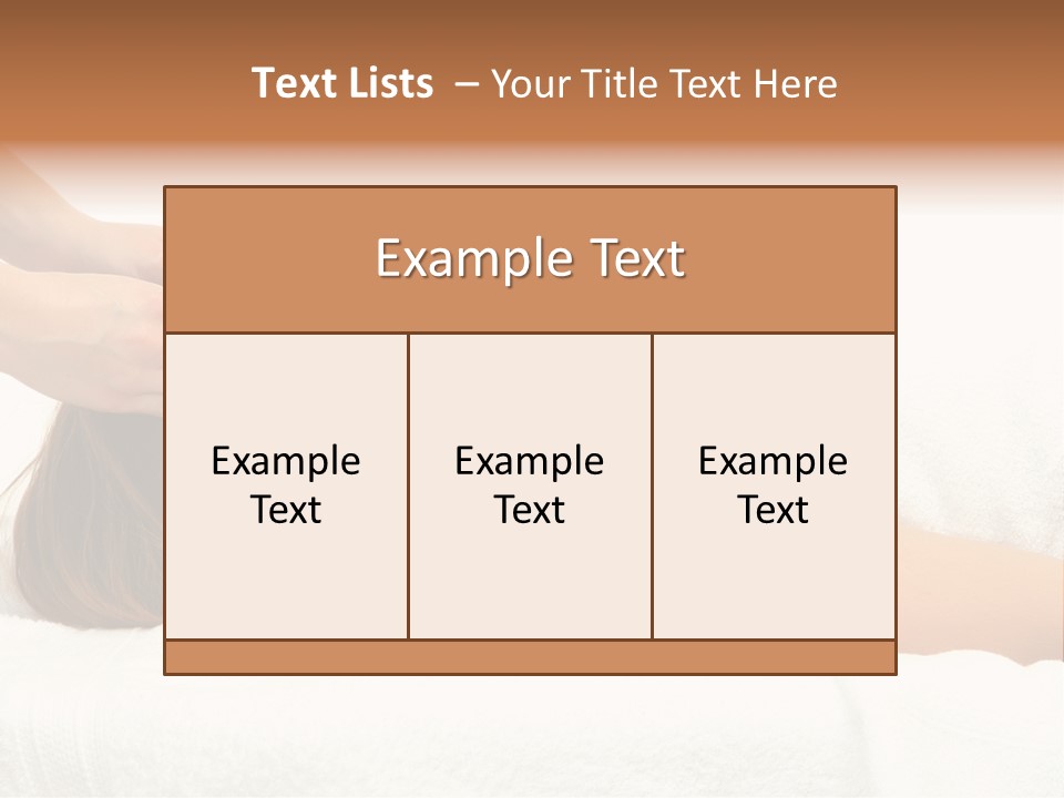 White Portrait Hand PowerPoint Template