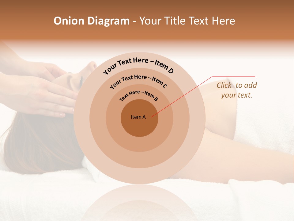 White Portrait Hand PowerPoint Template