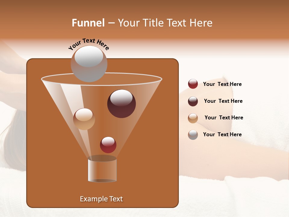 White Portrait Hand PowerPoint Template