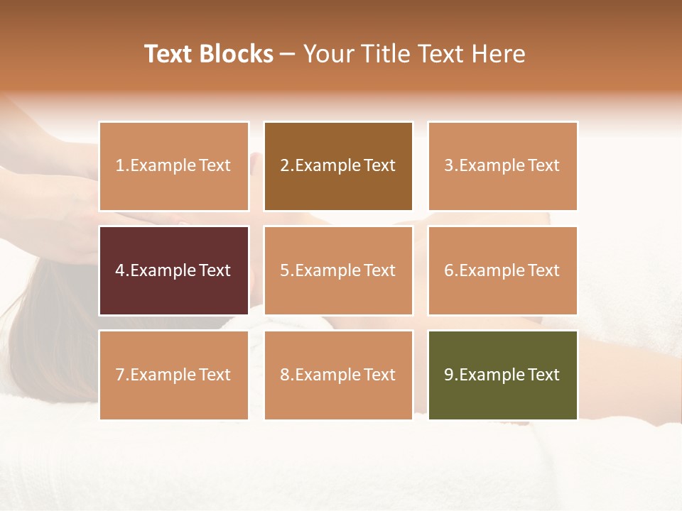 White Portrait Hand PowerPoint Template