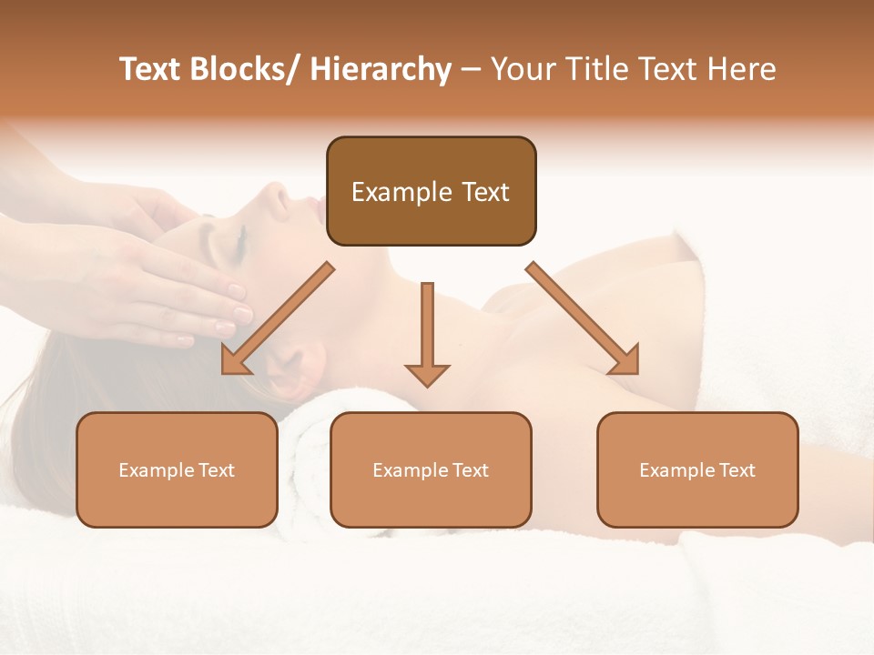 White Portrait Hand PowerPoint Template