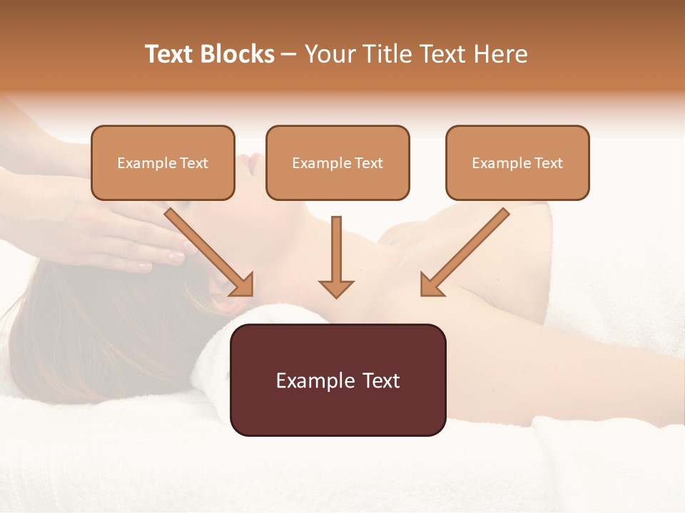 White Portrait Hand PowerPoint Template