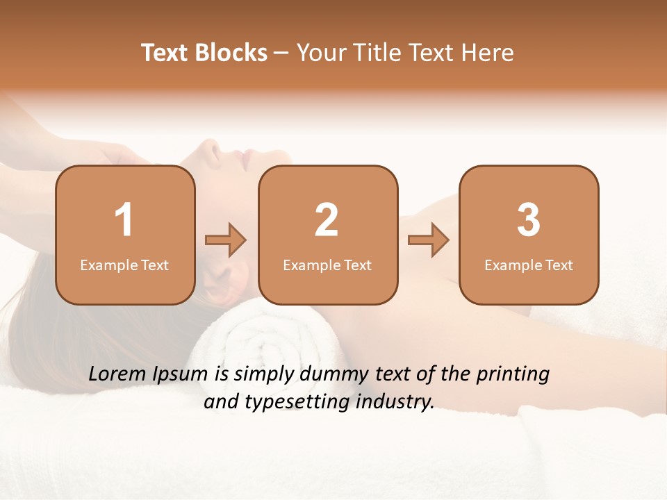 White Portrait Hand PowerPoint Template