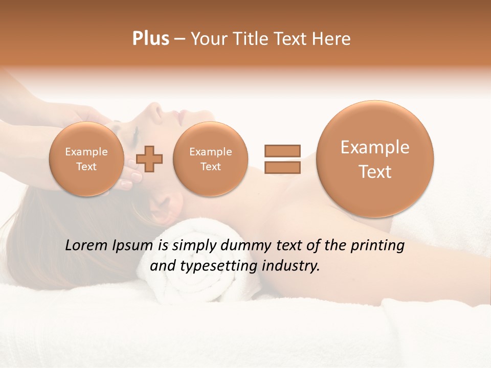 White Portrait Hand PowerPoint Template