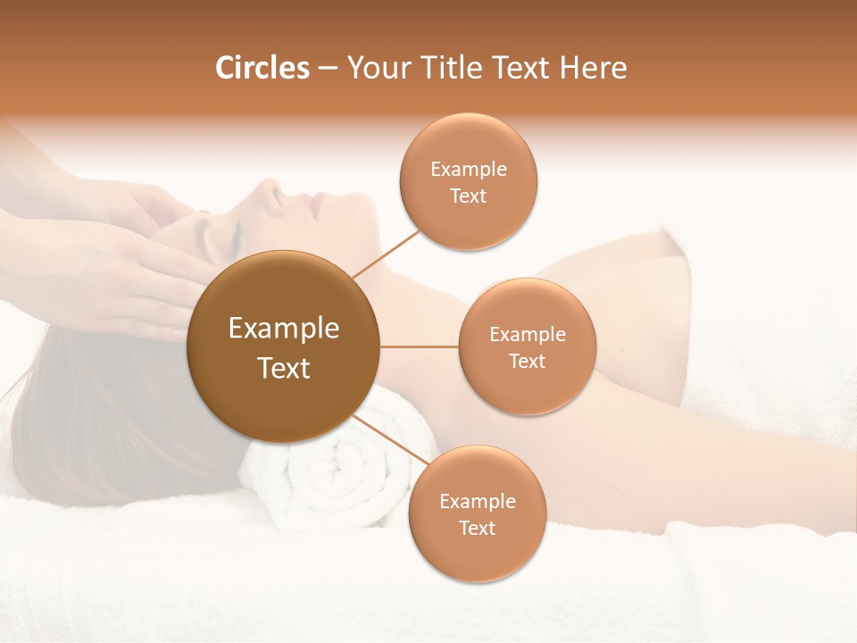 White Portrait Hand PowerPoint Template