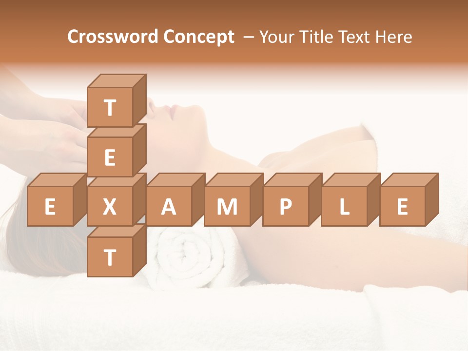 White Portrait Hand PowerPoint Template