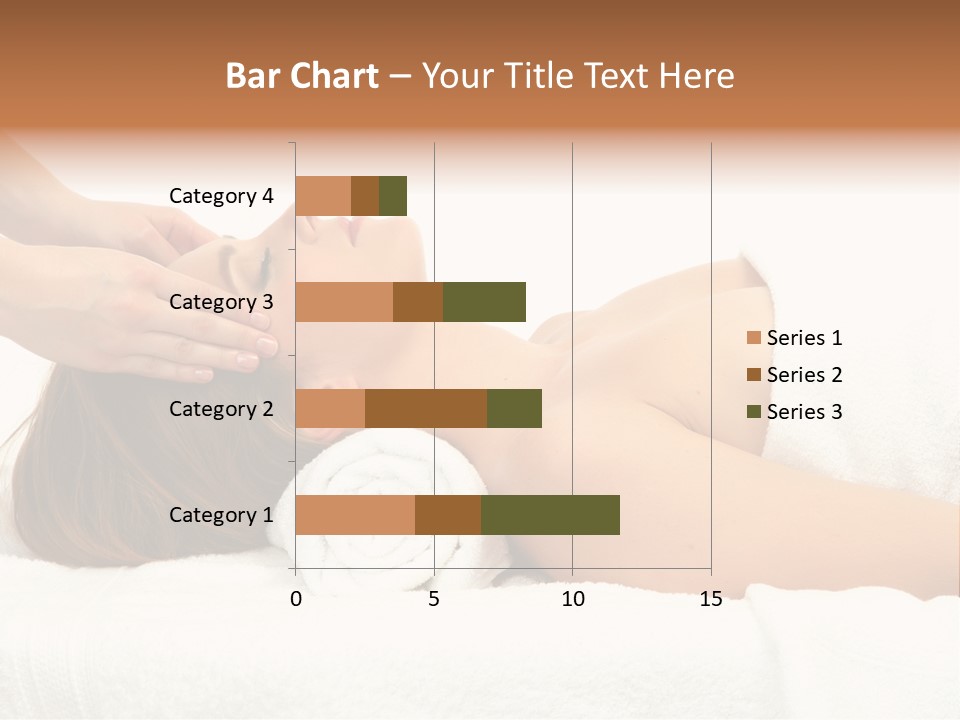 White Portrait Hand PowerPoint Template