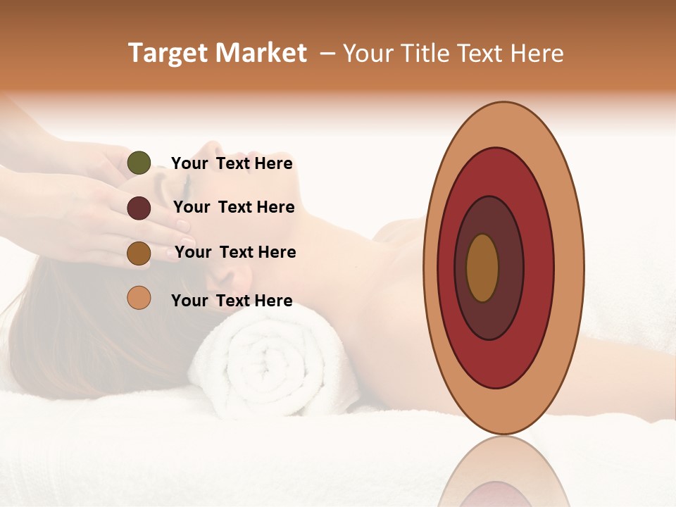 White Portrait Hand PowerPoint Template