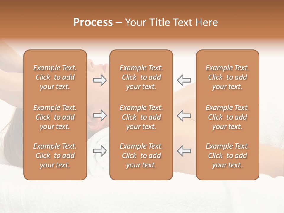 White Portrait Hand PowerPoint Template
