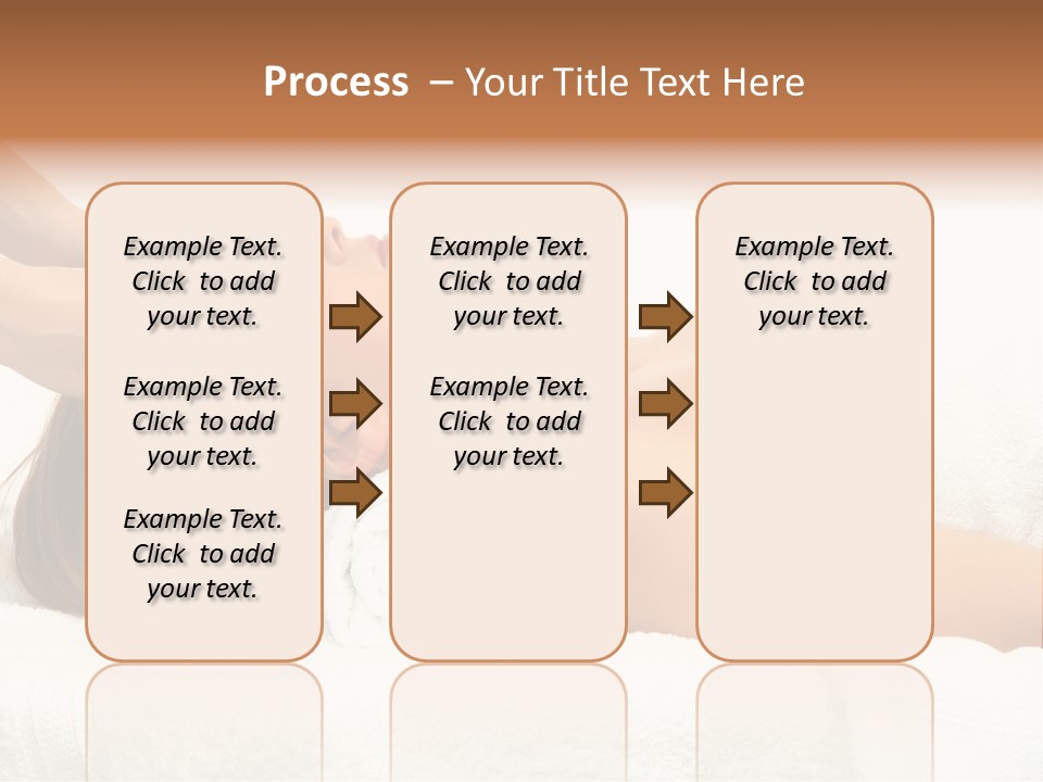 White Portrait Hand PowerPoint Template