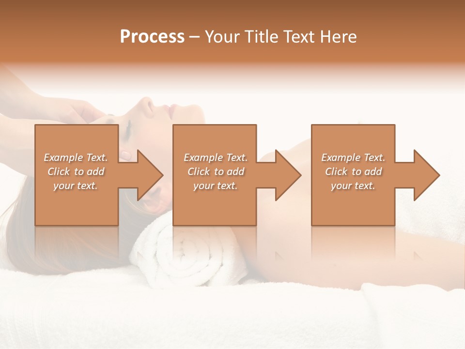 White Portrait Hand PowerPoint Template