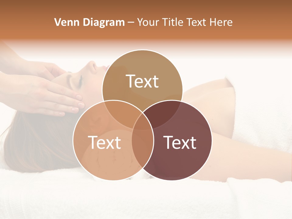 White Portrait Hand PowerPoint Template