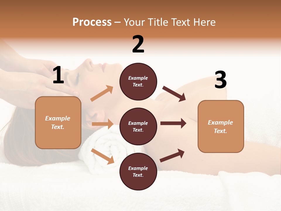 White Portrait Hand PowerPoint Template