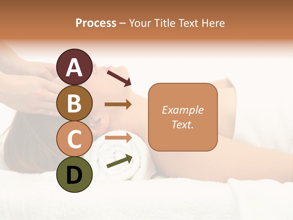 White Portrait Hand PowerPoint Template